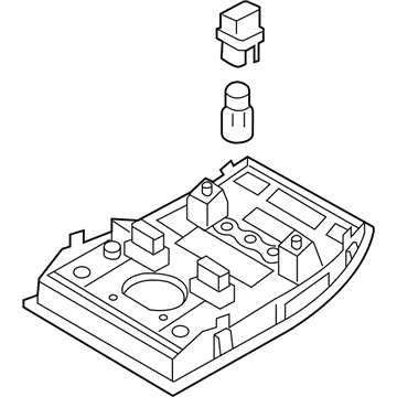 Volkswagen 7P6-947-105-J-81U Overhead Console
