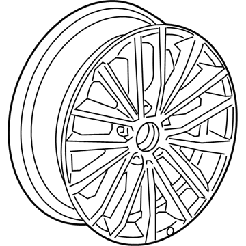 2015 Volkswagen Jetta Alloy Wheels - 5C0-601-025-AH-8Z8