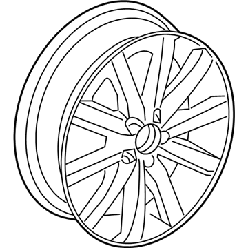 Volkswagen Golf R Alloy Wheels - 5K0-601-025-AN-8Z8