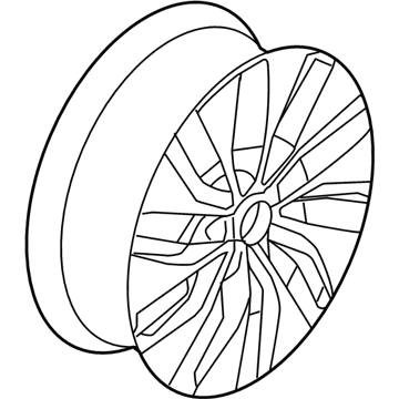 2015 Volkswagen Jetta Alloy Wheels - 5C0-601-025-S-FZZ