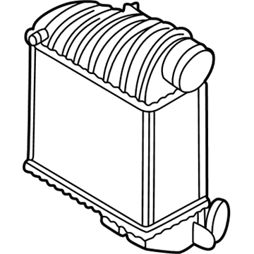 Volkswagen Jetta Intercooler - 1J0-145-805-H
