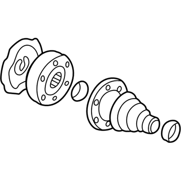 Volkswagen Jetta CV Joint - 357-498-103-B