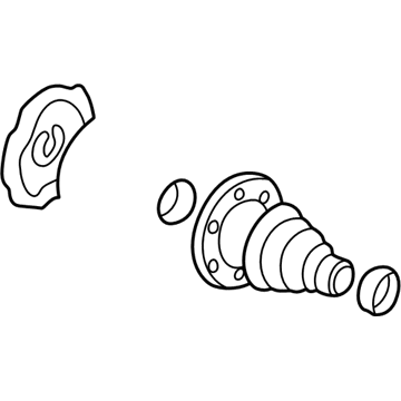 Volkswagen CV Joint Boot - 357-498-202