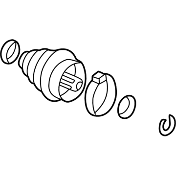Volkswagen R32 CV Joint Boot - 1J0-498-203