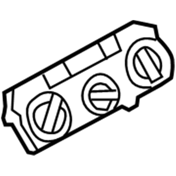 Volkswagen Passat A/C Switch - 3C8-907-336-AC-ZJU