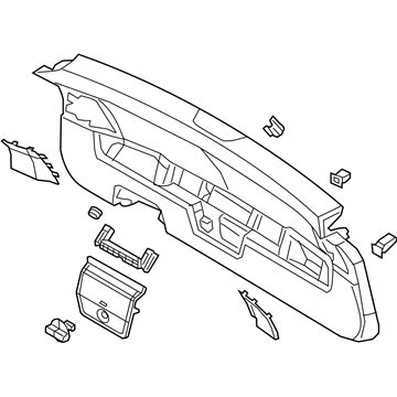 Volkswagen 5NN-867-601-82V Lower Trim Panel