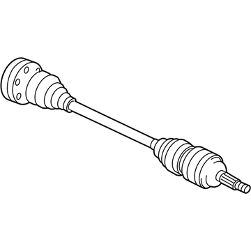 Volkswagen Touareg Axle Shaft - 7L0-501-201-B