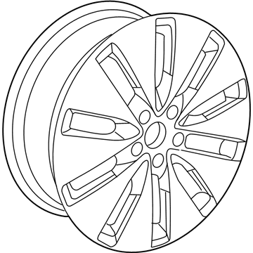 2013 Volkswagen Jetta Alloy Wheels - 5C5-071-498-AX1