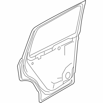 Volkswagen 2GJ-833-055-C Door Shell