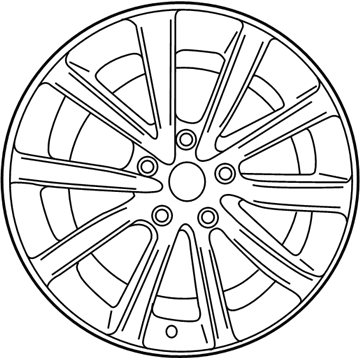 Volkswagen Tiguan Alloy Wheels - 5N0-601-025-AR-8Z8