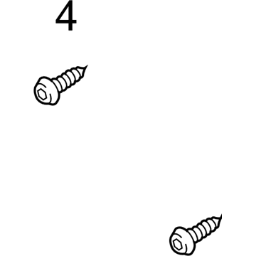 Volkswagen Jetta Headlight Screws - N-911-208-01