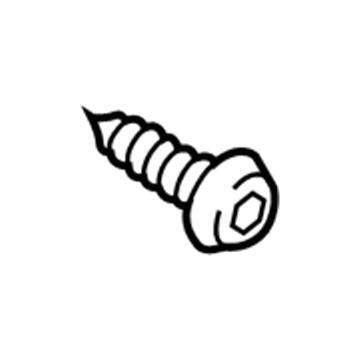 Volkswagen Eos Headlight Screws - N-106-507-01