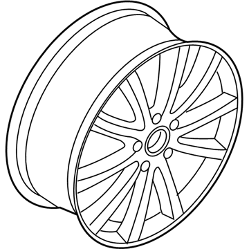 Volkswagen Touareg Alloy Wheels - 7L6-601-025-P-8Z8