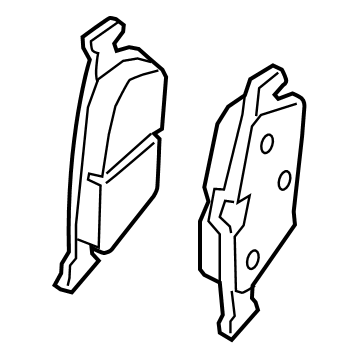 Volkswagen Brake Pad Set - 5Q0-698-451-AF