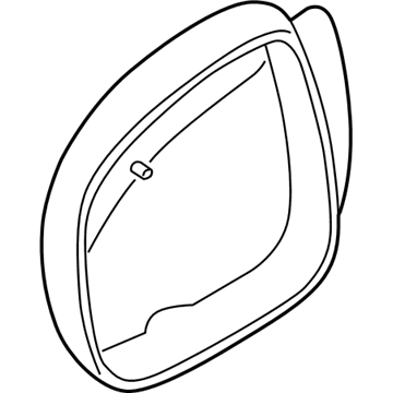 Volkswagen 7L6-857-527-F-GRU Mirror Cover