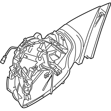 Volkswagen 7L6-857-507-GJ-9B9 Mirror Assembly