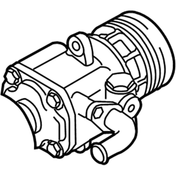 Volkswagen Touareg Power Steering Pump - 7L6-422-153-H