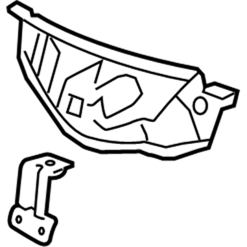Volkswagen 7P6-819-512-C Water Deflector