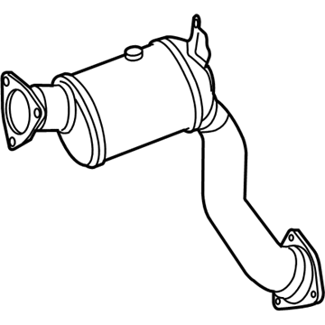 Volkswagen Touareg Catalytic Converter - 7P0-254-301-SX