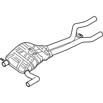 Volkswagen Touareg Muffler - 7P0-253-209-J