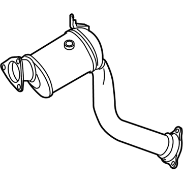 Volkswagen Touareg Catalytic Converter - 7P0-254-350-JX