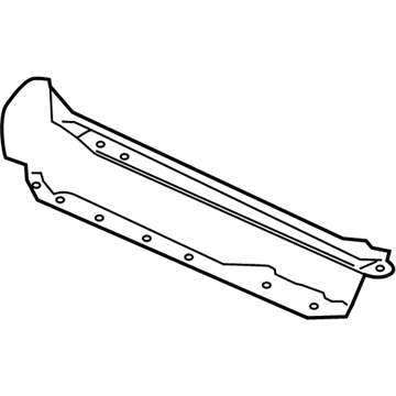 2011 Volkswagen Jetta Exhaust Heat Shield - 5C6-825-671-C