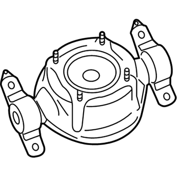 Volkswagen Touareg Shock And Strut Mount - 7P0-512-301-D