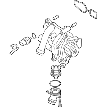 Volkswagen Eos Water Pump - 06J-121-026-BH