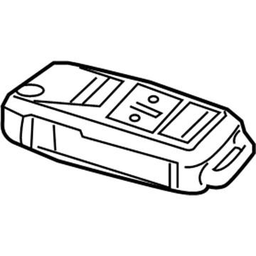 Volkswagen Jetta Car Key - 5K0-837-202-DS-INF