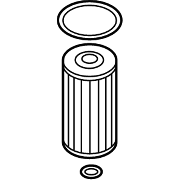 Volkswagen Touareg Oil Filter - 057-115-561-M