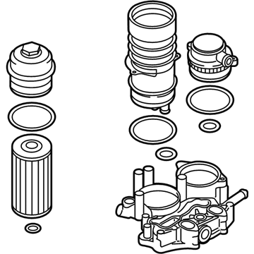 Volkswagen Touareg Oil Filter Housing - 059-115-397-AG