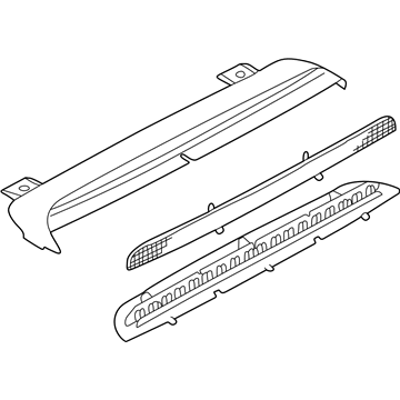 Volkswagen Jetta Third Brake Light - 1J5-945-121-D