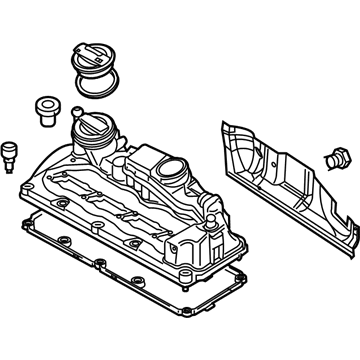 Volkswagen Jetta Valve Cover - 03L-103-469-K