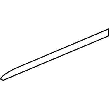Volkswagen 5NA-853-331 Lower Molding Trim