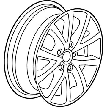 Volkswagen Jetta Alloy Wheels - 1K0-601-025-DB-8Z8