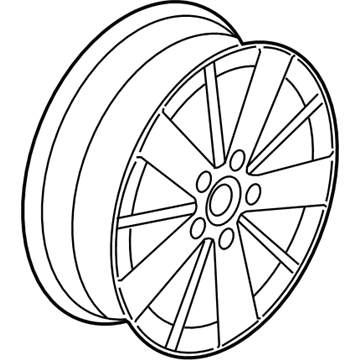 2015 Volkswagen Jetta Alloy Wheels - 5C0-601-025-BM-FZZ