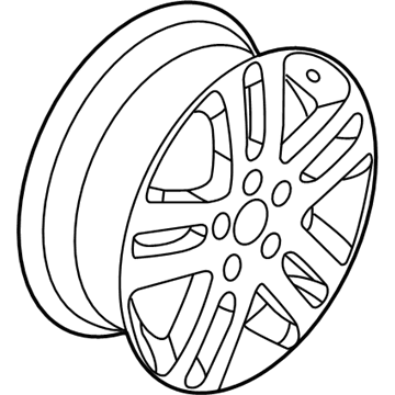 2015 Volkswagen Jetta Alloy Wheels - 5C0-601-025-AB-8Z8