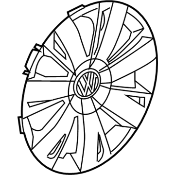 Volkswagen Jetta Wheel Bearing Dust Cap - 5C0-601-147-E-QLV