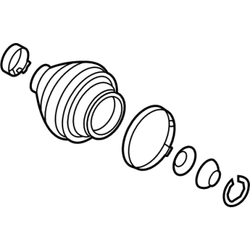 Volkswagen CV Joint Boot - 5QM-498-203-D