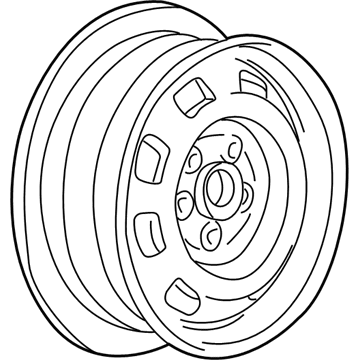 Volkswagen 7D0-601-027-D-091 Wheel