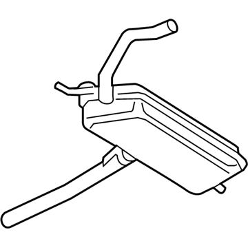 Volkswagen Passat Muffler - 3B0-253-409-AR