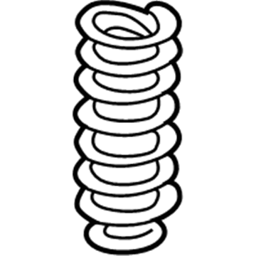 Volkswagen Jetta Coil Springs - 191-511-115-A