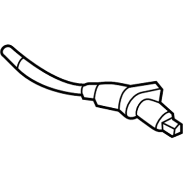 Volkswagen Jetta ABS Wheel Speed Sensor - 1H0-927-807-A