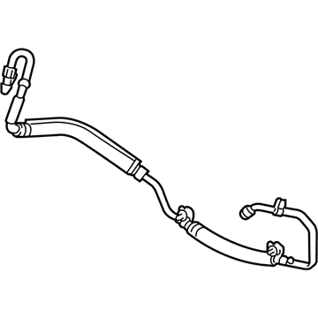 Volkswagen Routan Power Steering Hose - 7B0-422-893-F