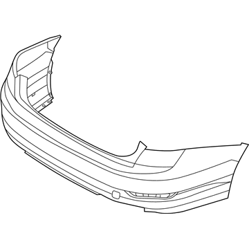 Volkswagen Jetta Bumper - 17A-807-417-C-GRU