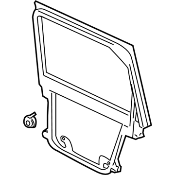 Volkswagen 7L0-839-353-K Window Frame