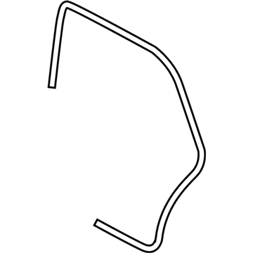 Volkswagen Touareg Weather Strip - 7L0-867-367-H-9B9