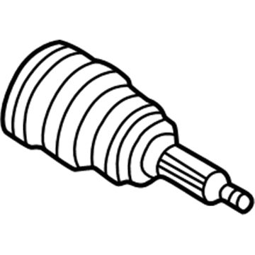 Volkswagen Golf Axle Shaft - 1J0-498-099-F