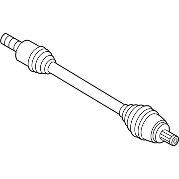 Volkswagen CC Axle Shaft - 3C0-407-272-CL