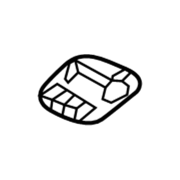 Volkswagen 5C3-871-127 Front Trim Cap
